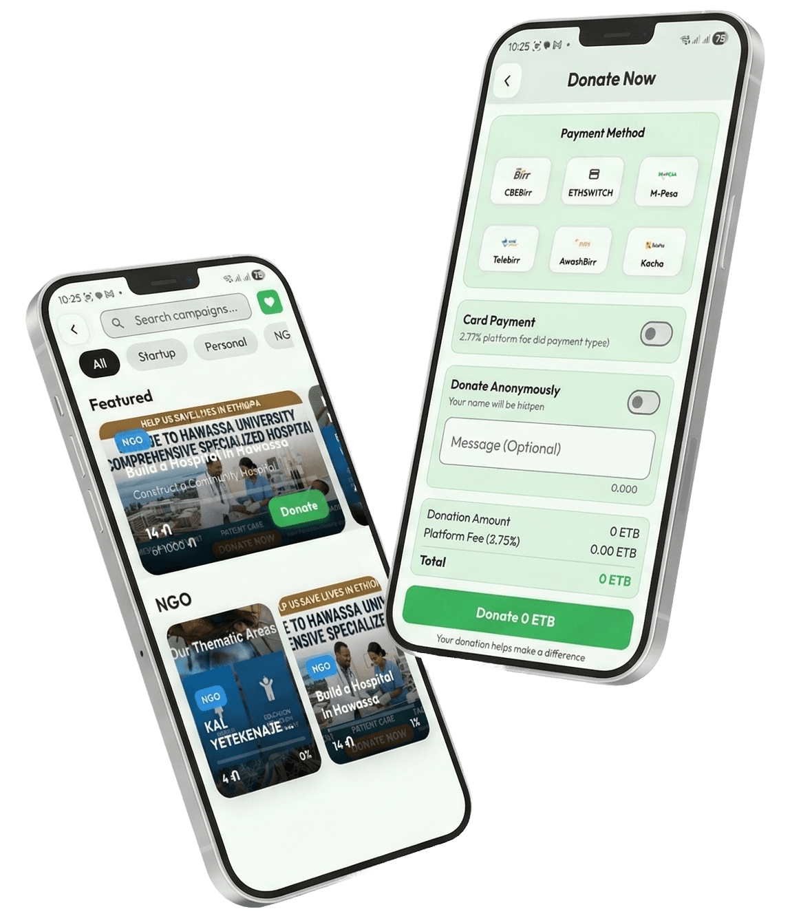 LakiFund campaign view