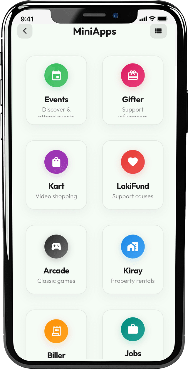 Lakipay app screen - background